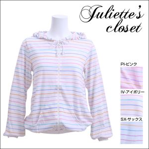 {[_[  iCgEFAE[EFA WGbgN[[bg Juliettes closet GirlyBorderV[Y p[J[ 